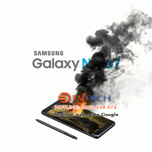 Galaxy Note 7 còn được ví von như một gã khủng bố râu rậm, có thể phát nổ bất cứ lúc nào