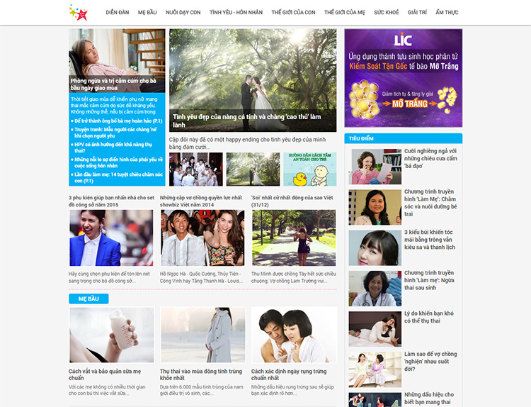 Mẫu thiết kế website tin tức - tạp chíMẫu thiết kế website tin tức - tạp chí