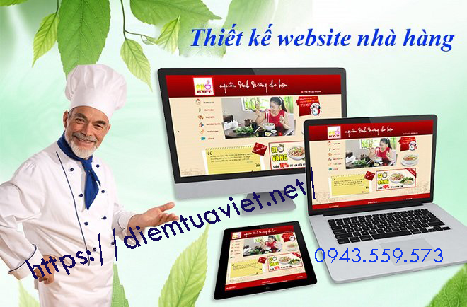 thiet kw website nha hang khach san